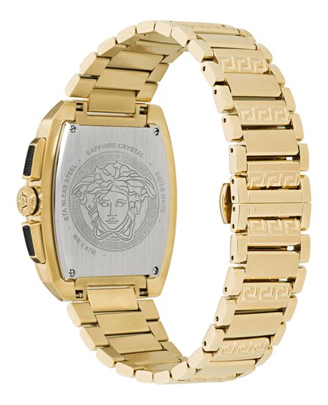 mens versace watch gold|Versace dominus watch.